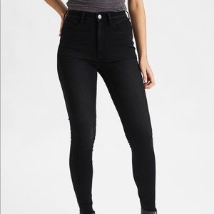 AE Black Super Soft Highest Waist Jeggings